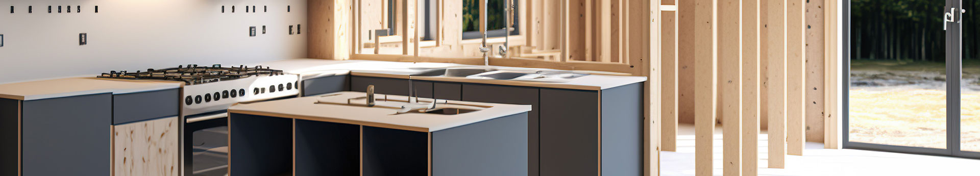 Conception et pose de meubles de cuisine en bois dans le Var